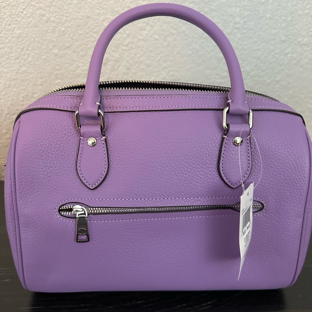 🌸🌿 Coach Rowan Satchel With Rose Print - Picture 2 of 6